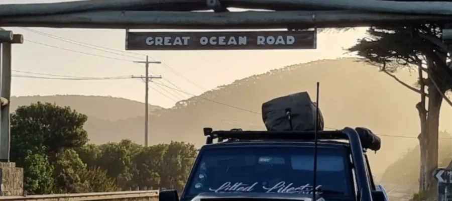 great ocean road sign